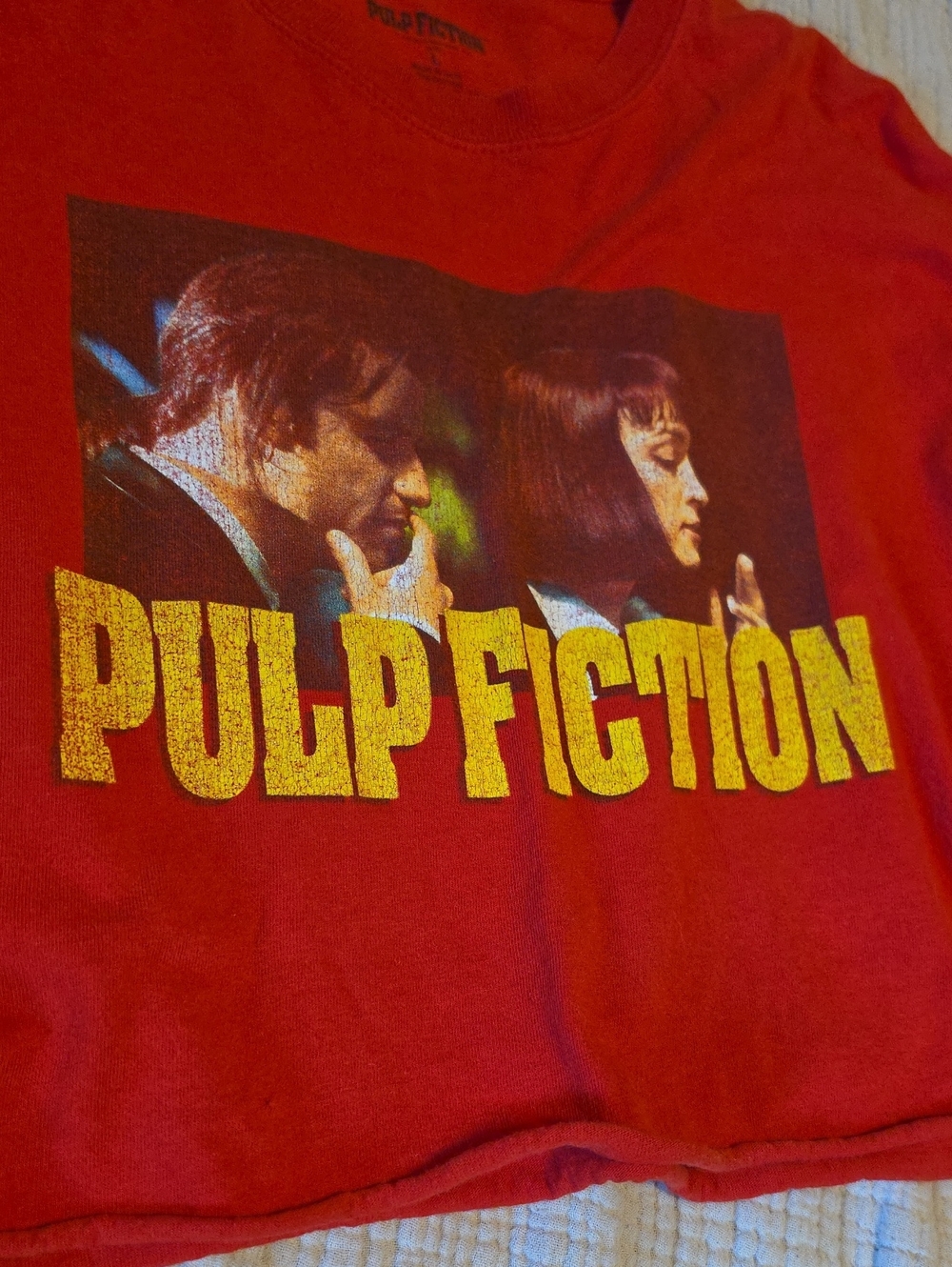 Pulp Fiction Cropped Sweatshirt